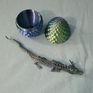 🆕️ 3D printed dragon and egg set